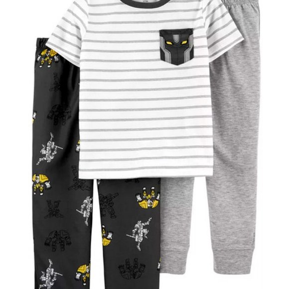 Nwt 14 5 6 10 4 12 transformers robots gaming pajamas carters super heroes